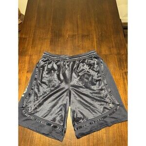 Vintage Y2K AND1 Navy Blue Shimmer Basketball Shorts Pockets Size XL